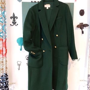 MICHAEL KORS Wool Full-Length Peacoat